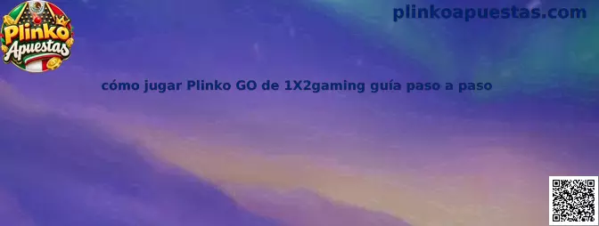 Imagen ilustrativa de Plinko GO de 1X2gaming para consultar su tablero, controles y mecánica de juego
