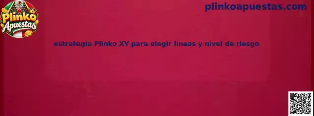 Imagen ilustrativa de la estrategia Plinko XY para comparar líneas, multiplicadores y niveles de riesgo.