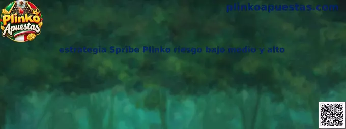 Referencia visual de la estrategia Spribe Plinko y sus modalidades de riesgo bajo, medio y alto