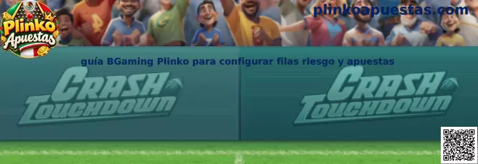 Referencia visual de la guía para configurar filas, niveles de riesgo y apuestas en BGaming Plinko
