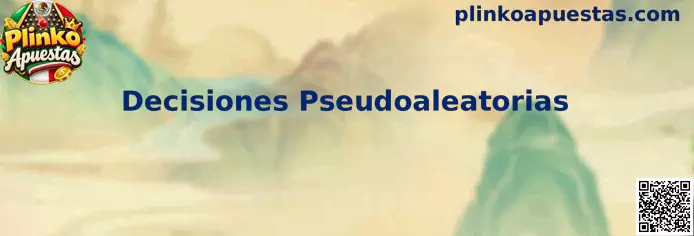 Ilustración de una simulación de Plinko para explicar decisiones pseudoaleatorias y trayectorias de una esfera