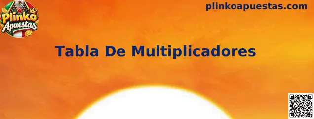 Tabla de multiplicadores de Plinko