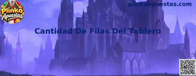 Representación de la cantidad de filas de un tablero de Plinko Apuestas